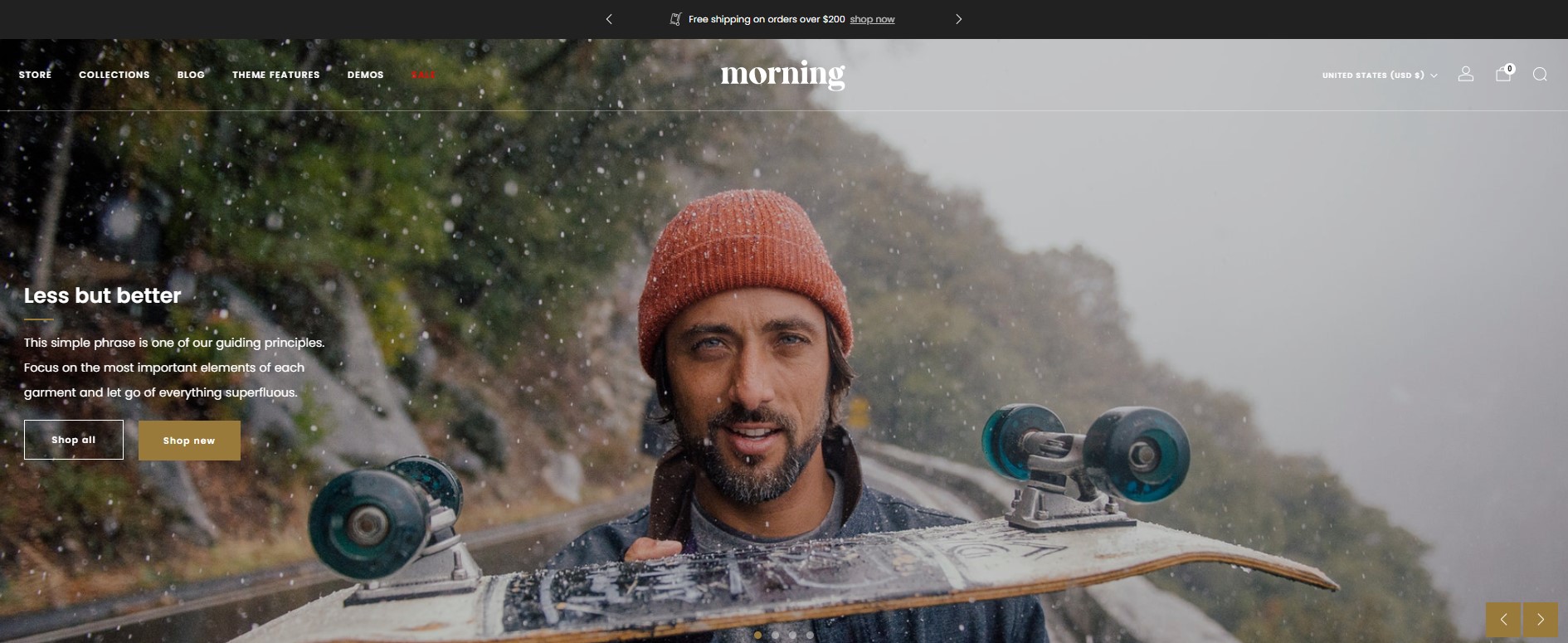 Venue Shopify Theme Overview